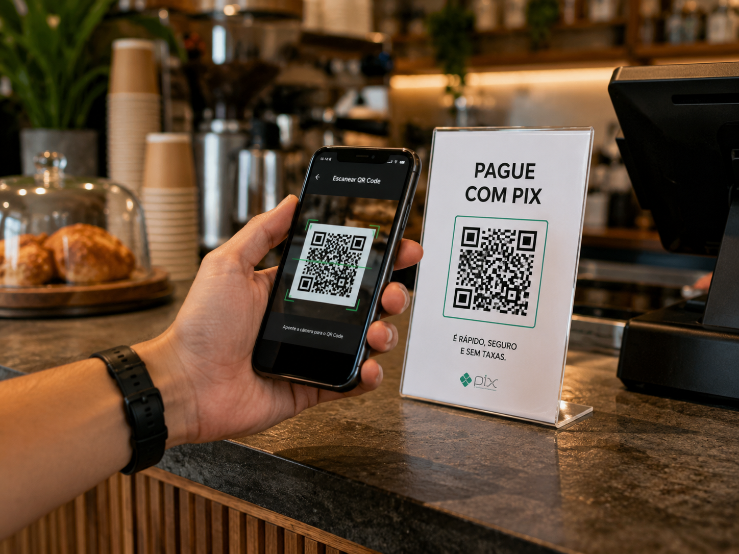 Pagamento via Pix QR Code